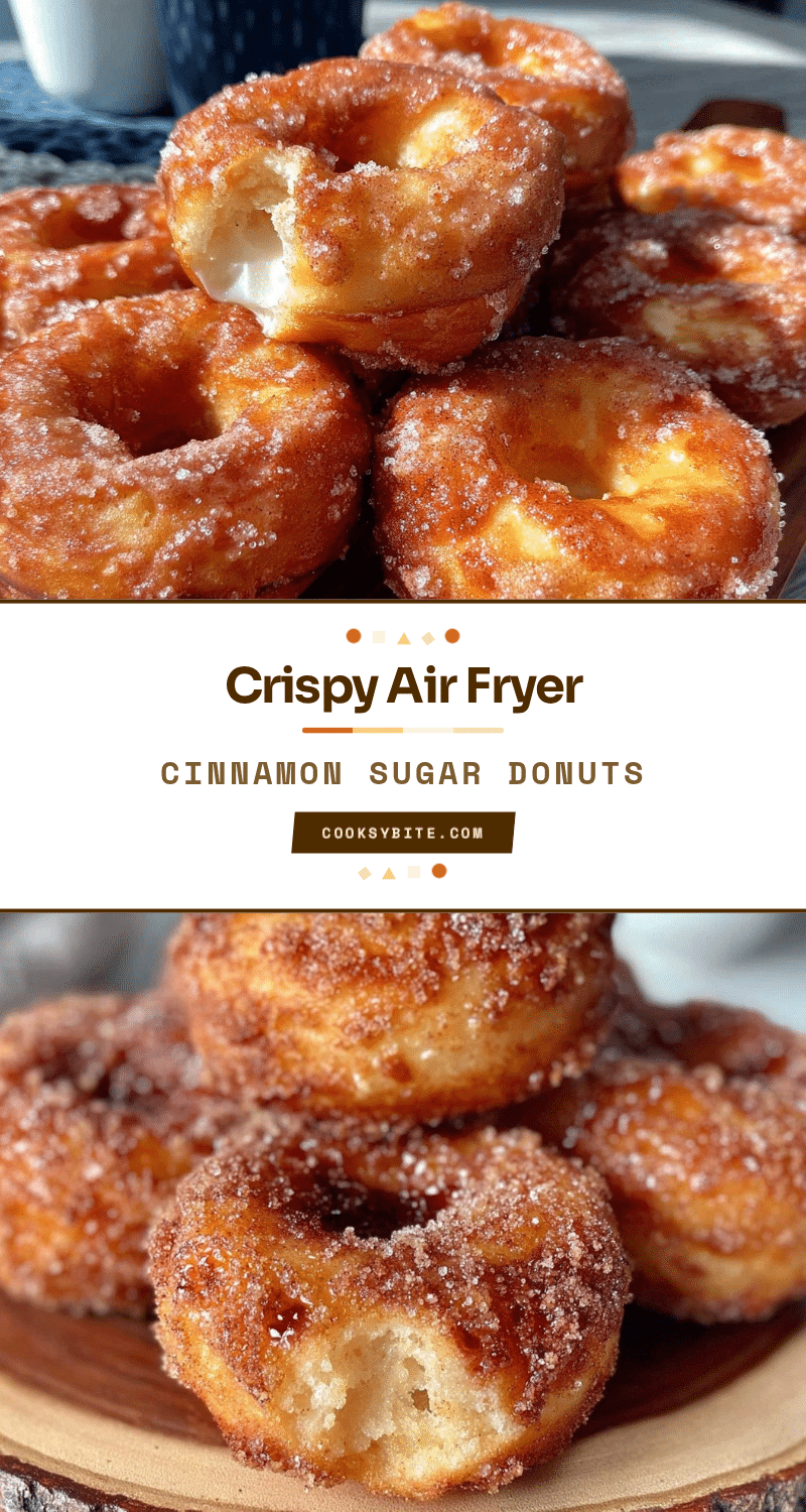 air fryer cinnamon sugar donuts recipe