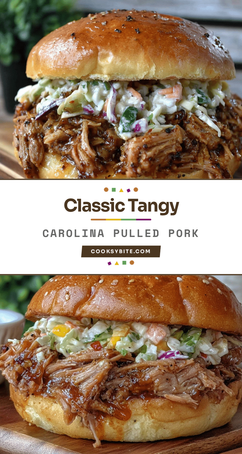 carolina pulled pork sandwich recipe