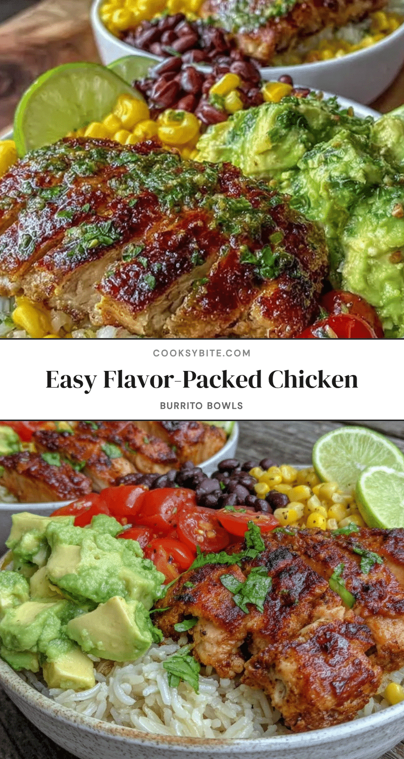chicken burrito bowls recipe