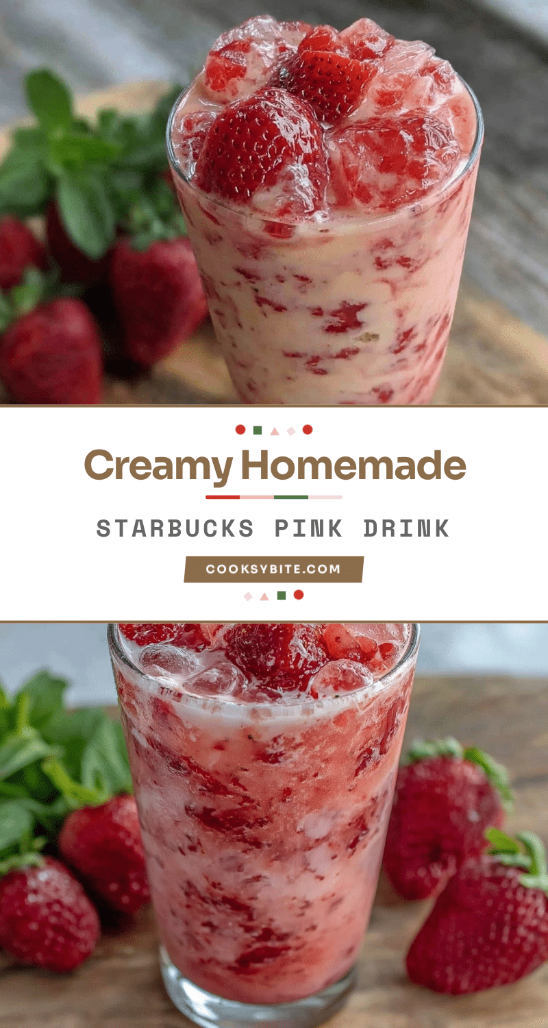 creamy homemade starbucks pink drink copycat recipe recipe