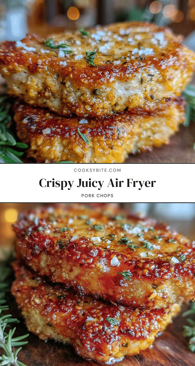 crispy air fryer pork chops recipe