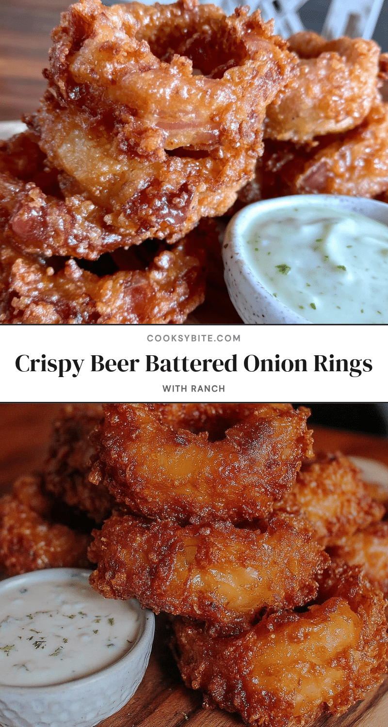 crispy beer battered onion rings recipe