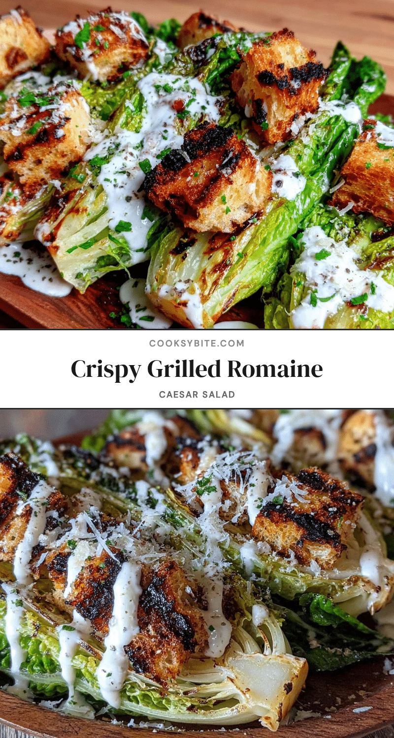 crispy grilled romaine caesar salad recipe