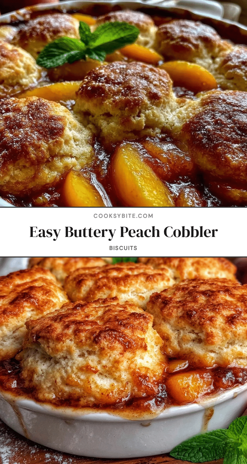 easy buttery peach cobbler recipe