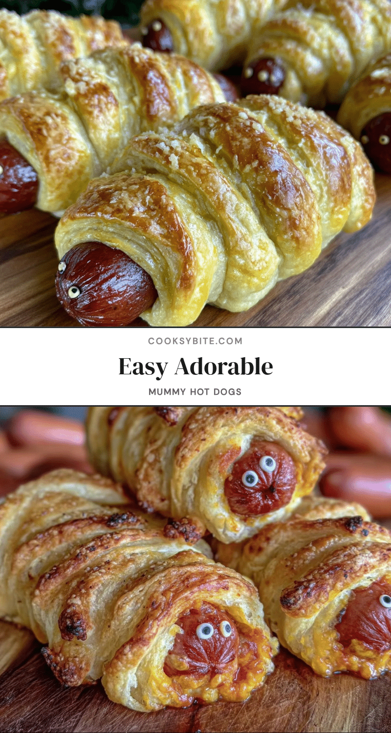 easy mummy hot dogs recipe