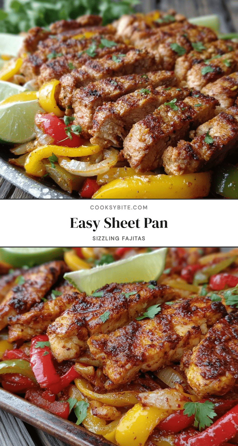 easy sheet pan fajitas recipe