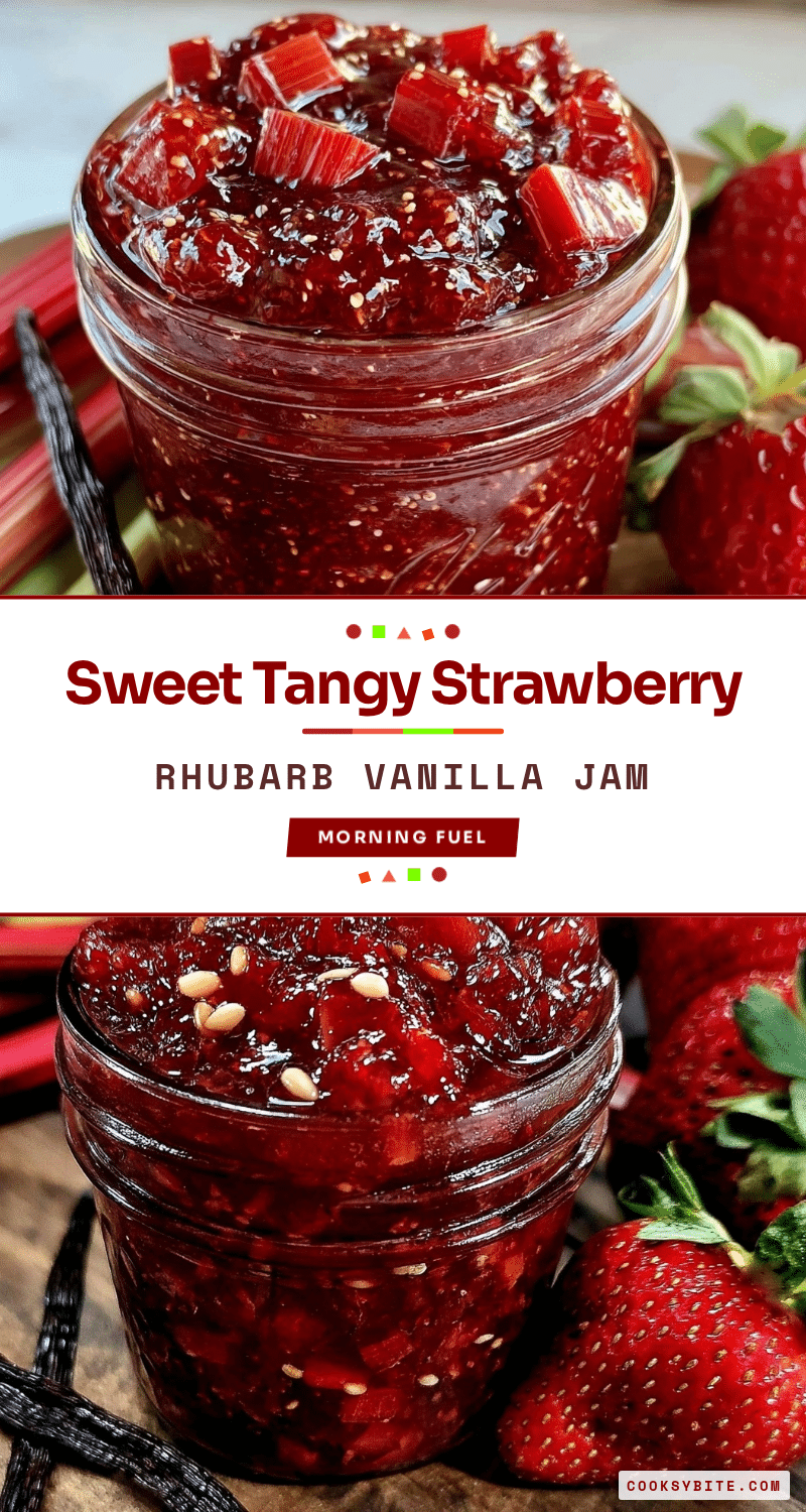 homemade strawberry rhubarb jam recipe