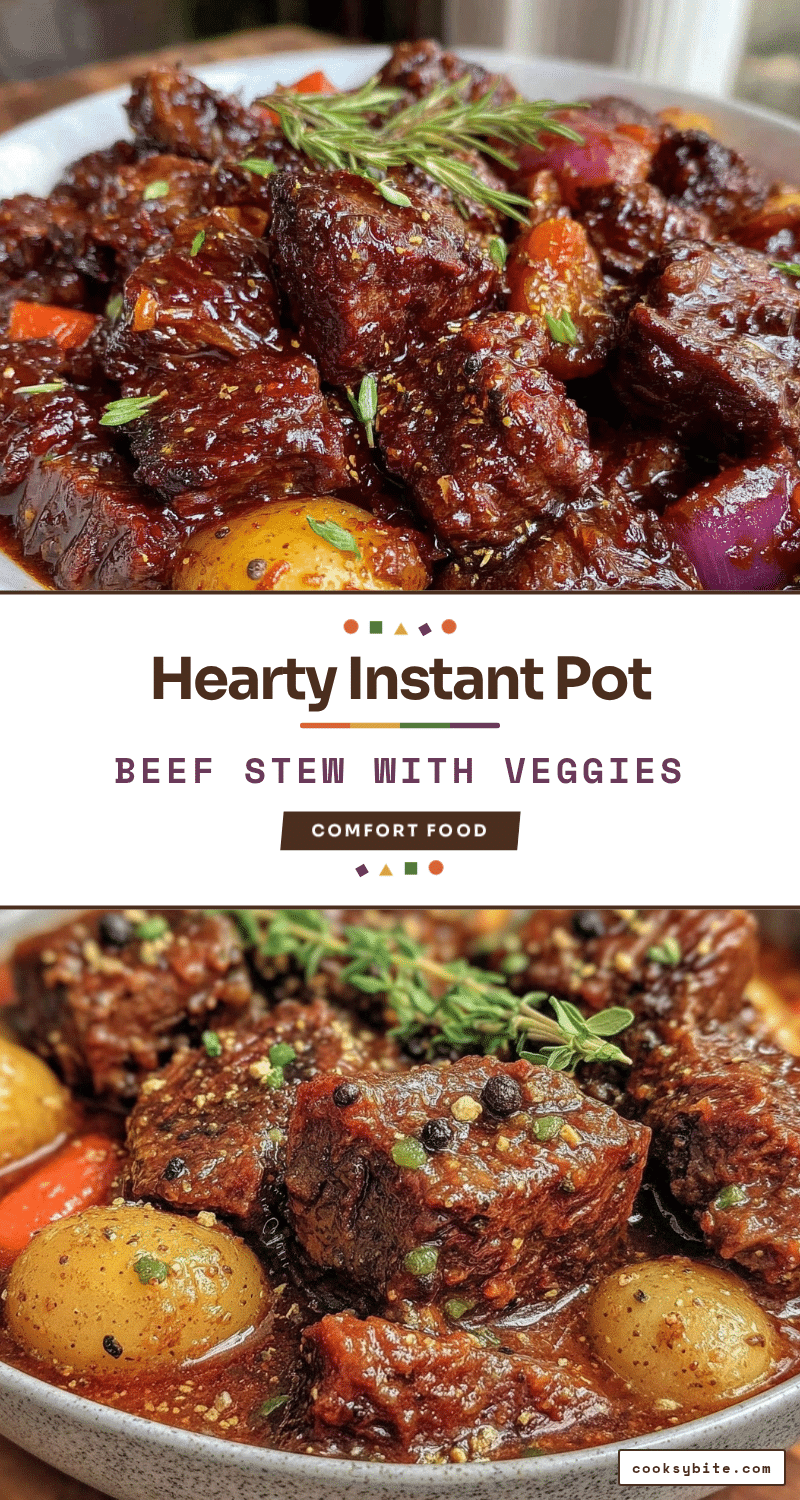 instant pot beef stew recipe
