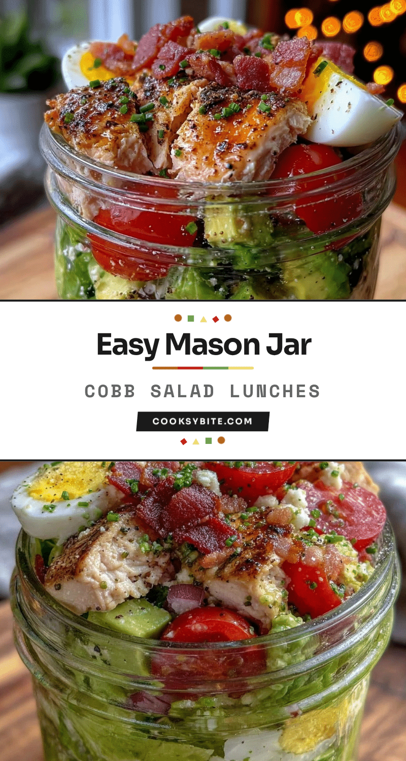 mason jar cobb salad recipe