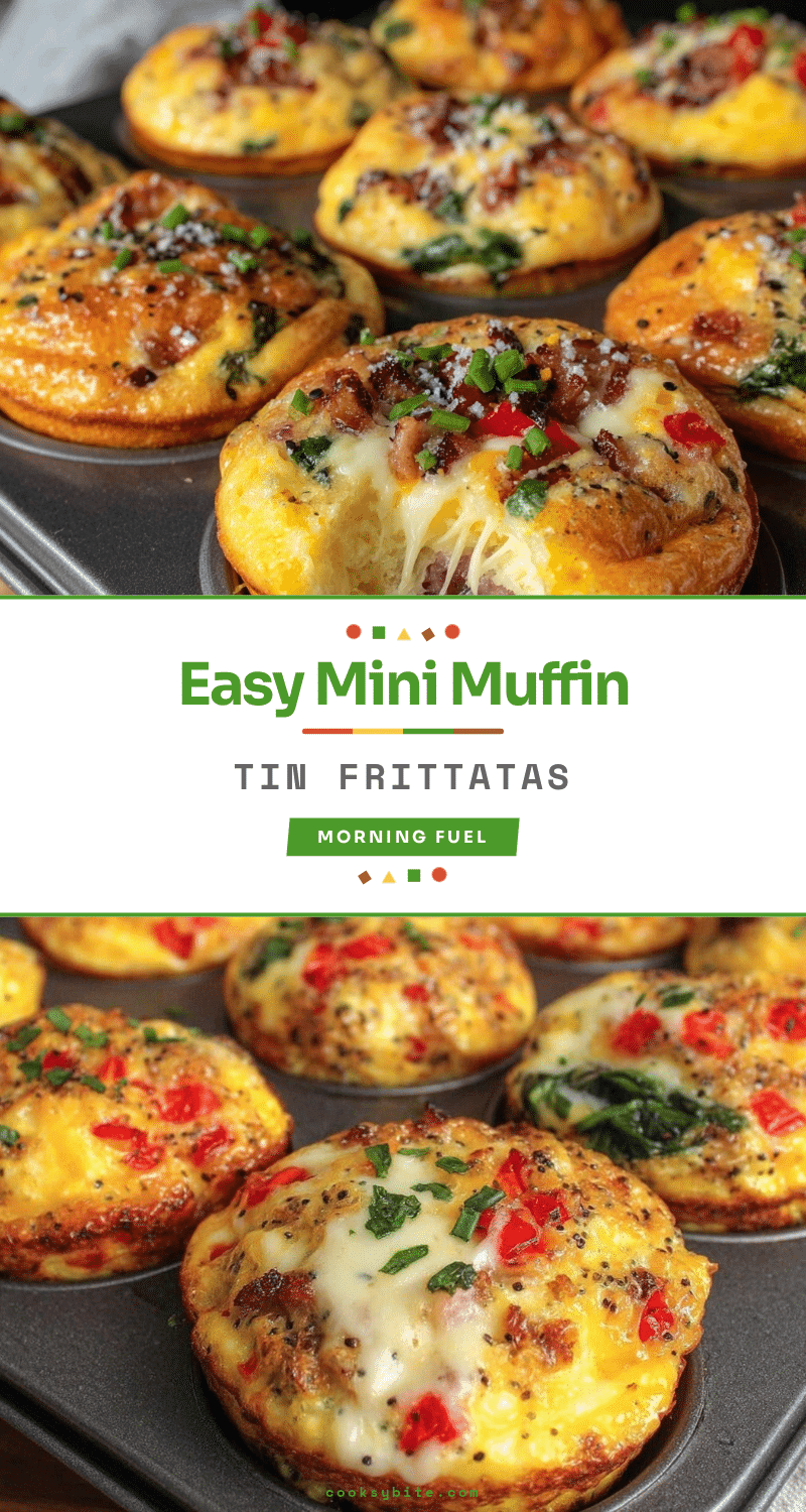 mini muffin tin frittatas recipe