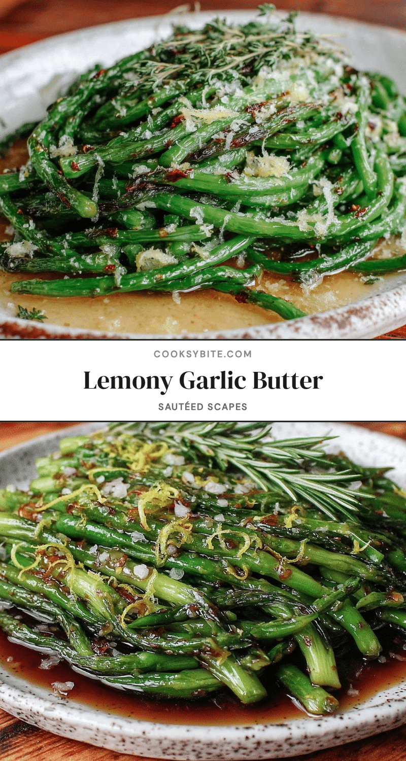 sautéed garlic scapes recipe