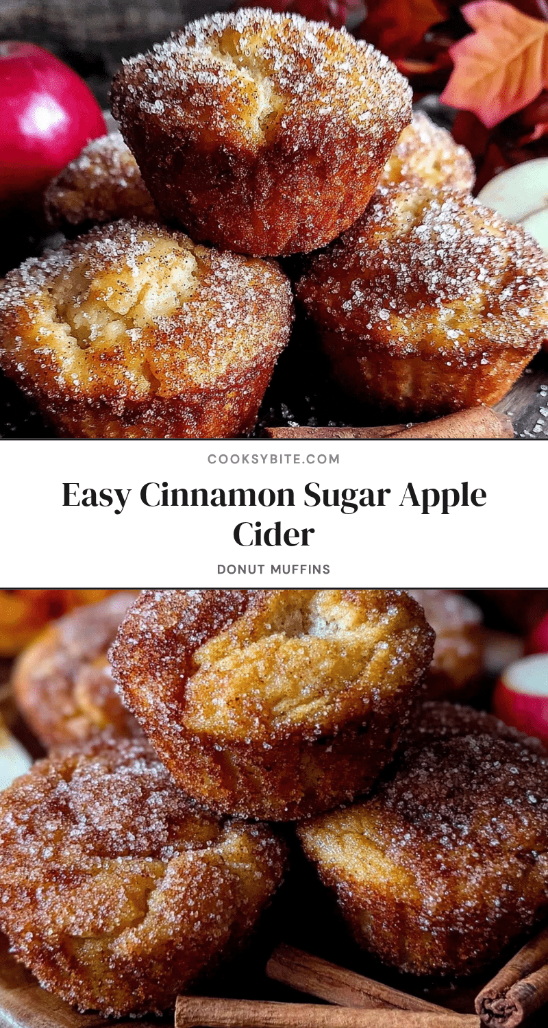 apple cider donut muffins recipe