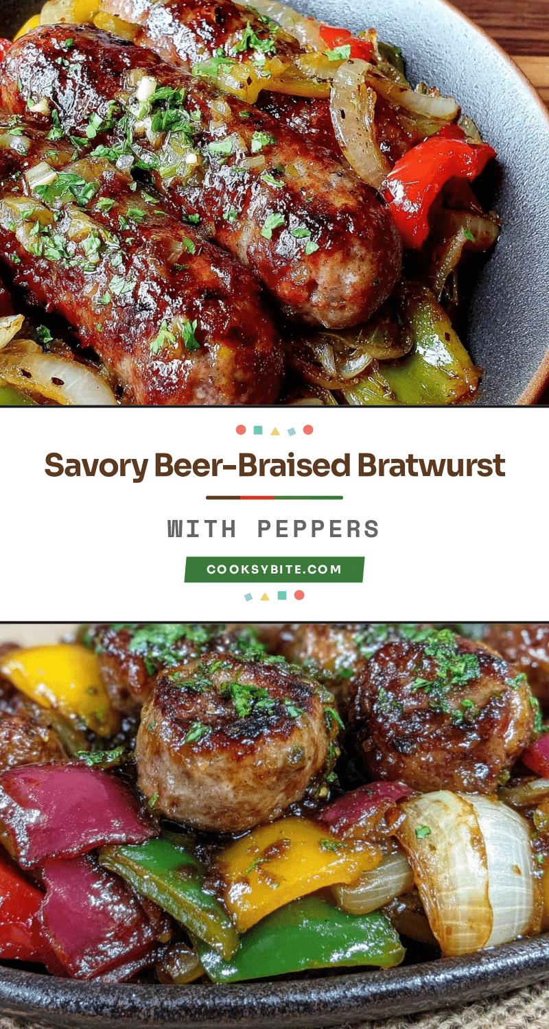 beer-braised bratwurst recipe
