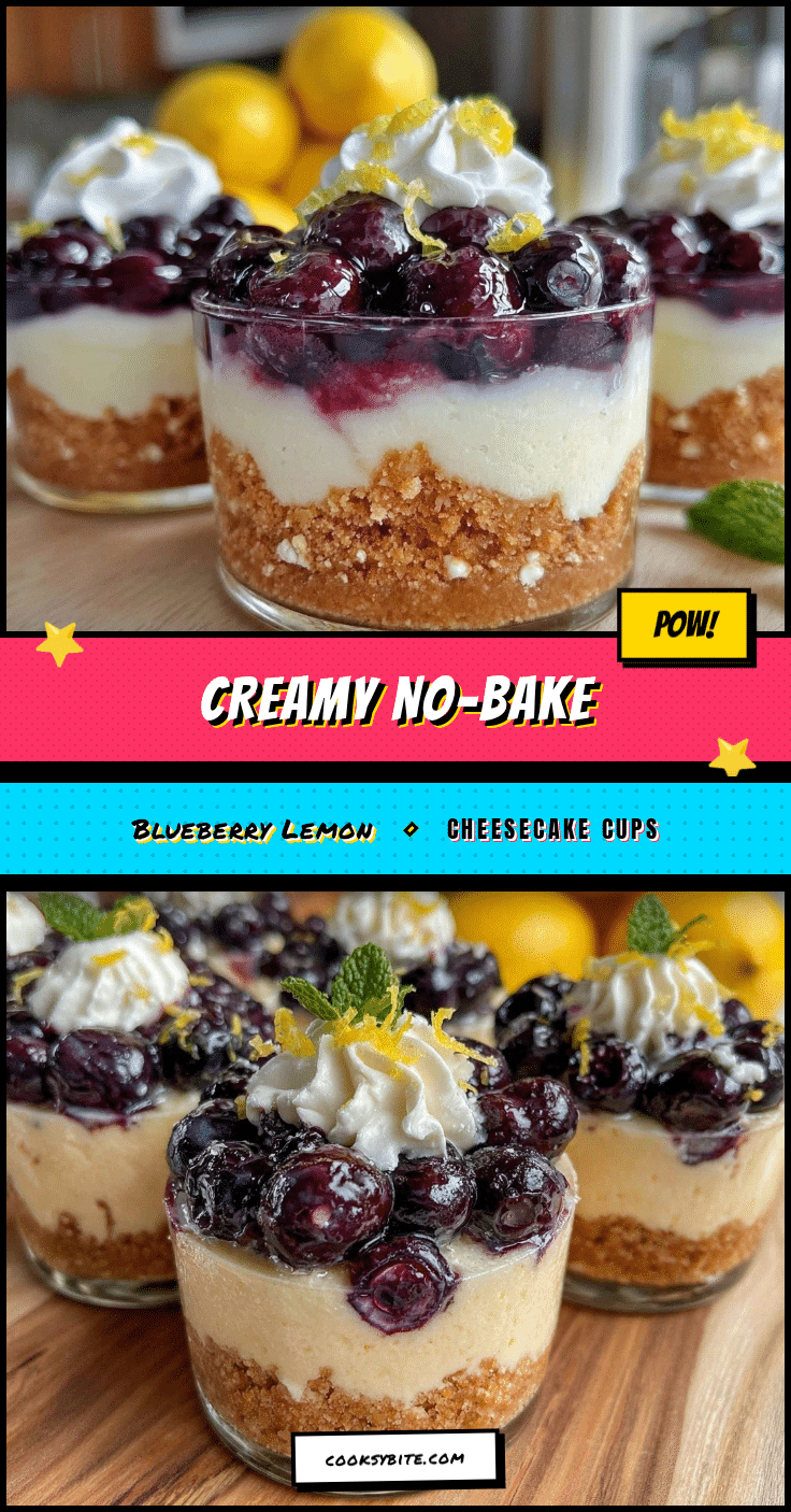 blueberry lemon cheesecake parfait cups recipe