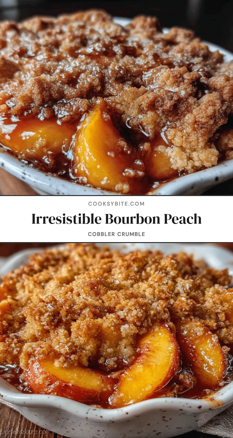 bourbon peach cobbler recipe