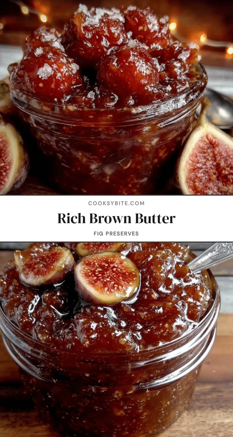 brown butter fig preserves recipe