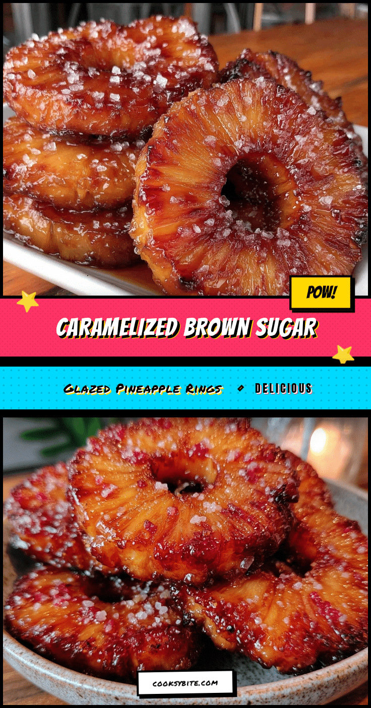 brown sugar glazed pineapple rings recipe