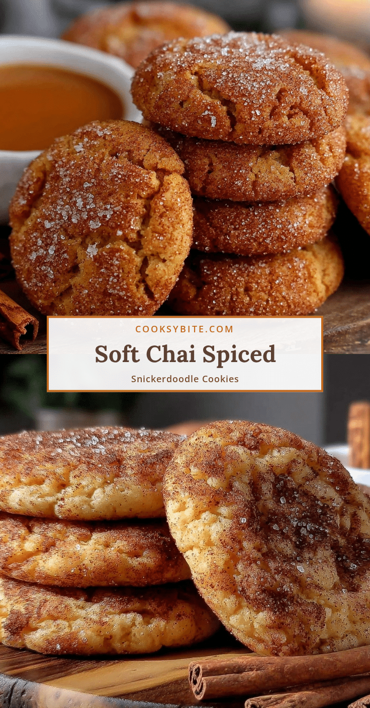 chai spiced snickerdoodles recipe
