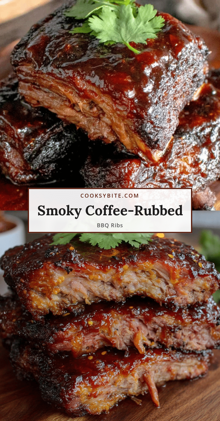 coffee-rubbed BBQ ribs recipe