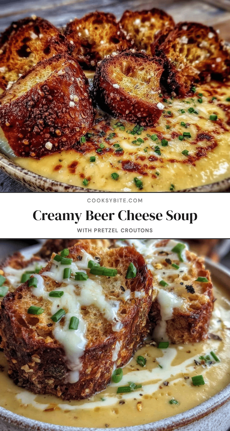 creamy beer cheese soup recipe