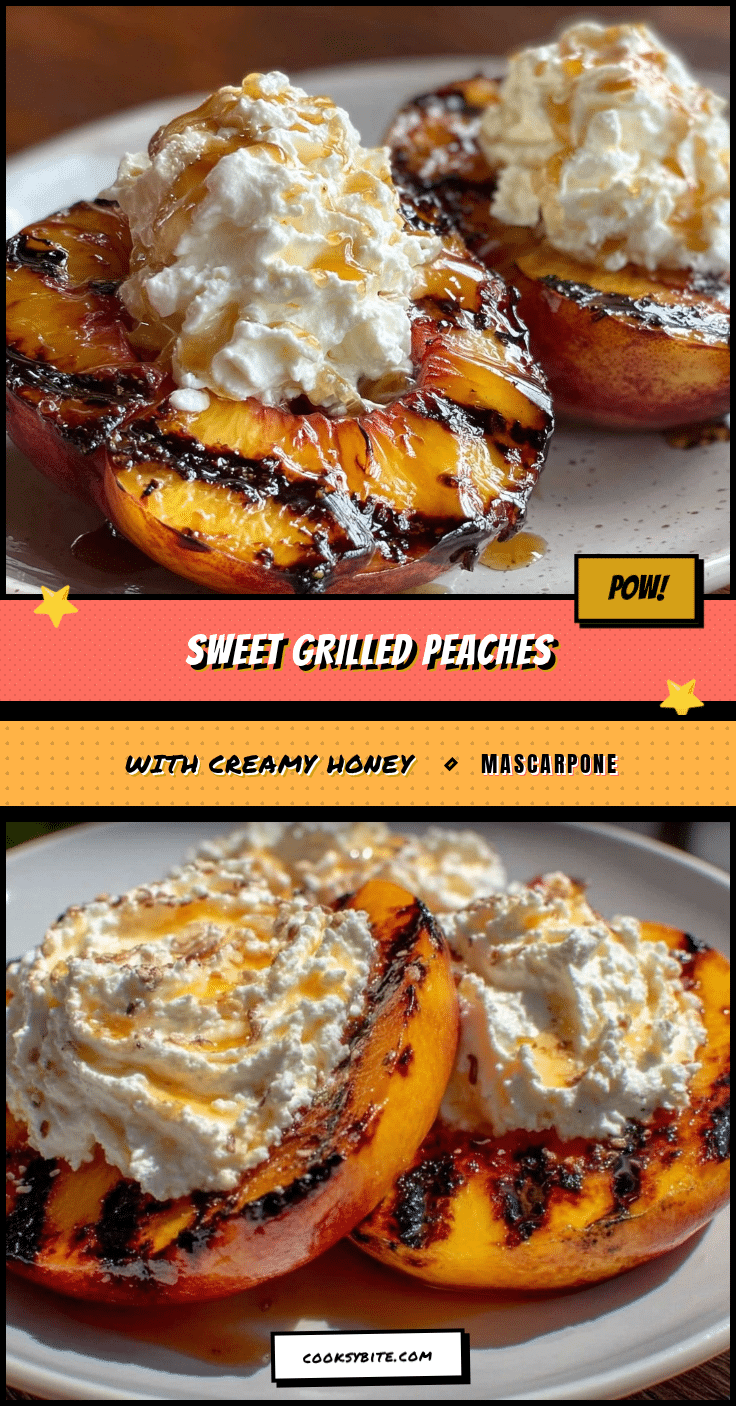 creamy grilled peaches recipe