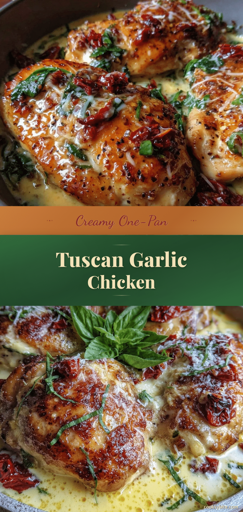 creamy tuscan garlic chicken recipe