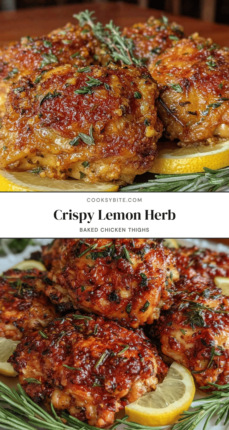 crispy baked chicken thighs recipe