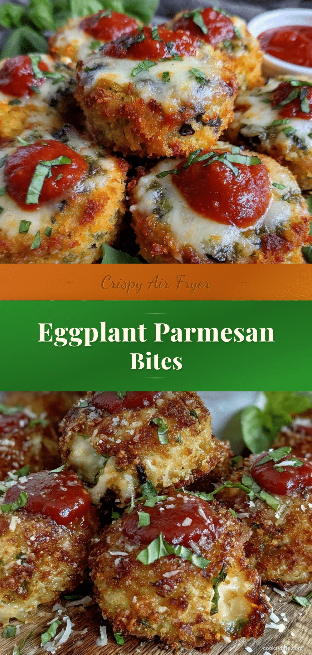 crispy eggplant parmesan bites air fryer recipe recipe