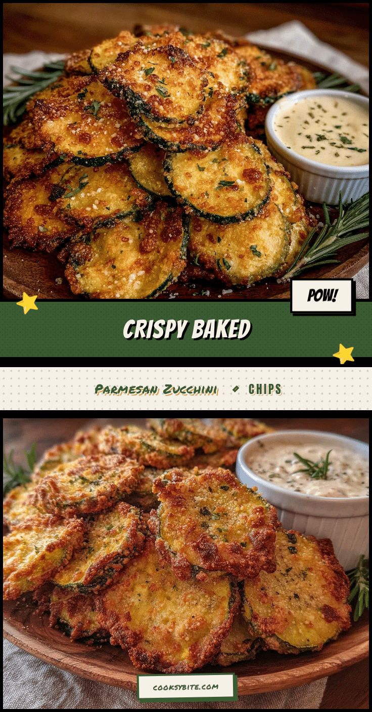 crispy parmesan zucchini chips recipe