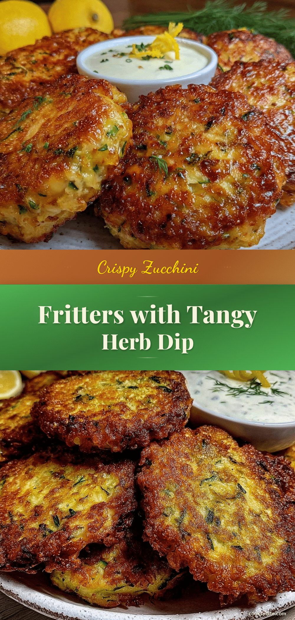crispy zucchini fritters recipe