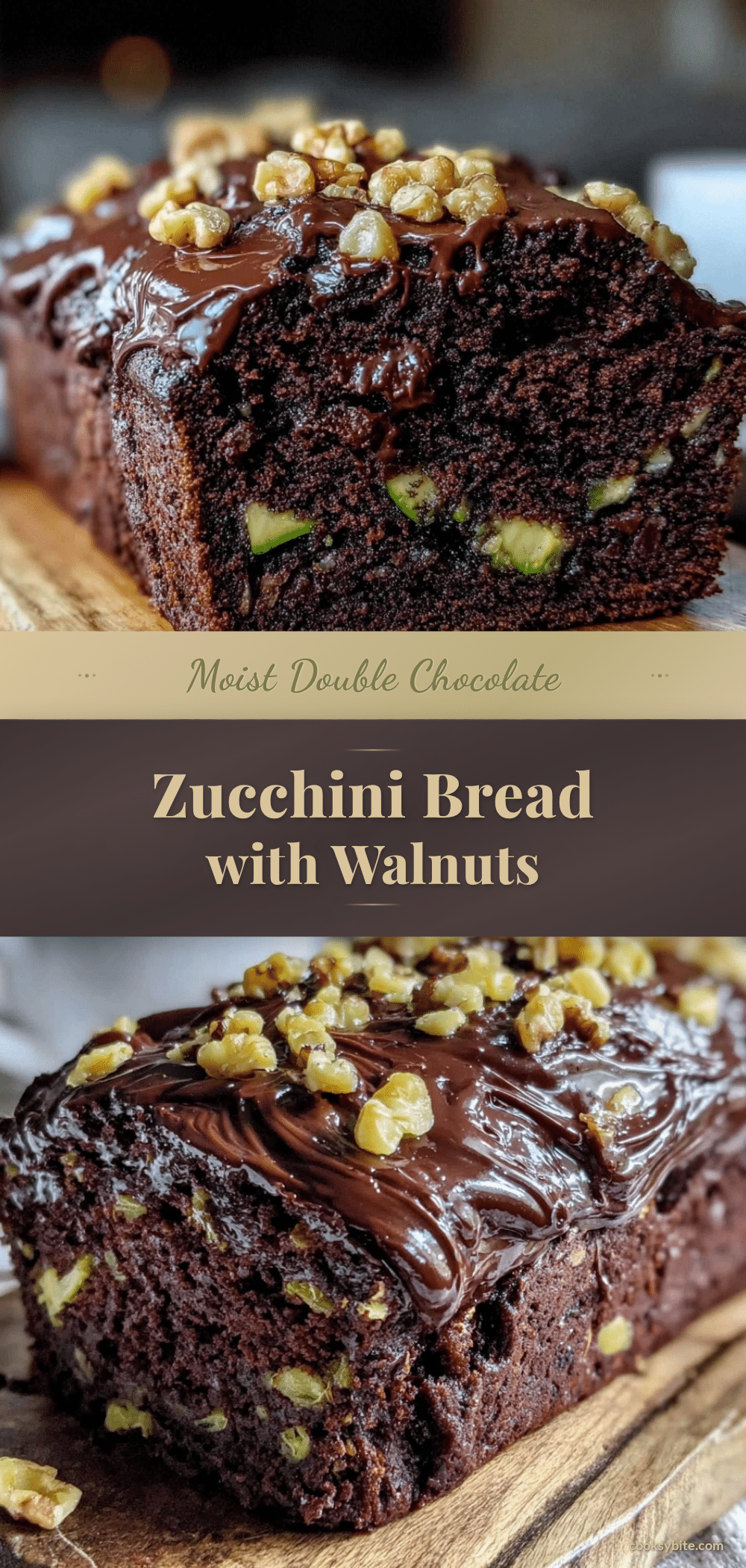 double chocolate zucchini bread recipe