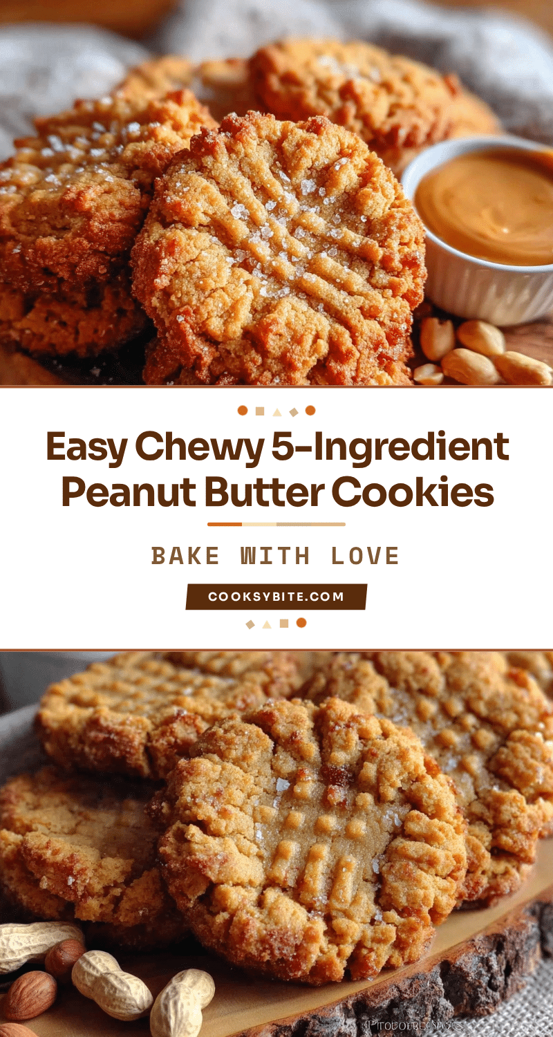 easy chewy peanut butter cookies recipe