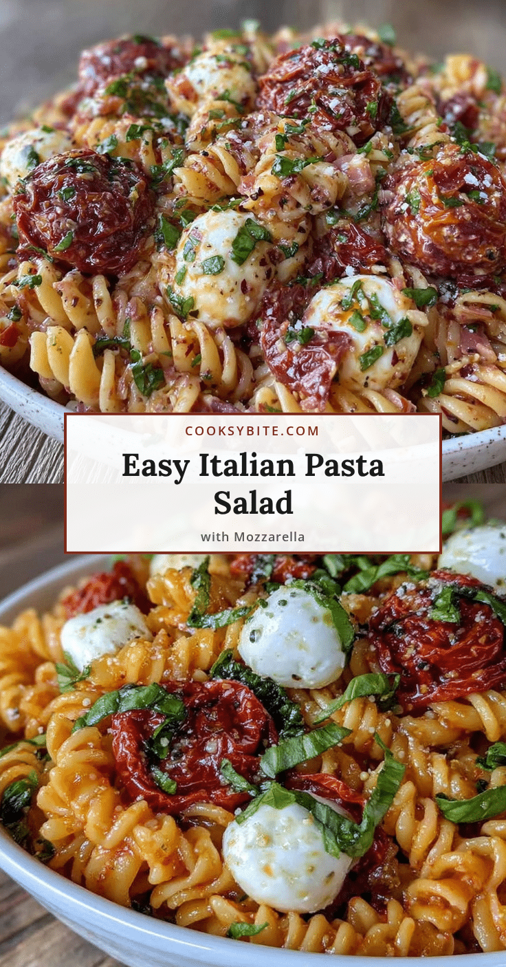 Easy Italian Pasta Salad recipe