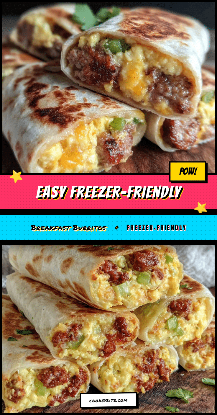 easy make-ahead breakfast burritos recipe