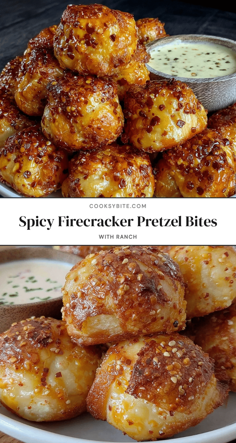 firecracker pretzel bites recipe