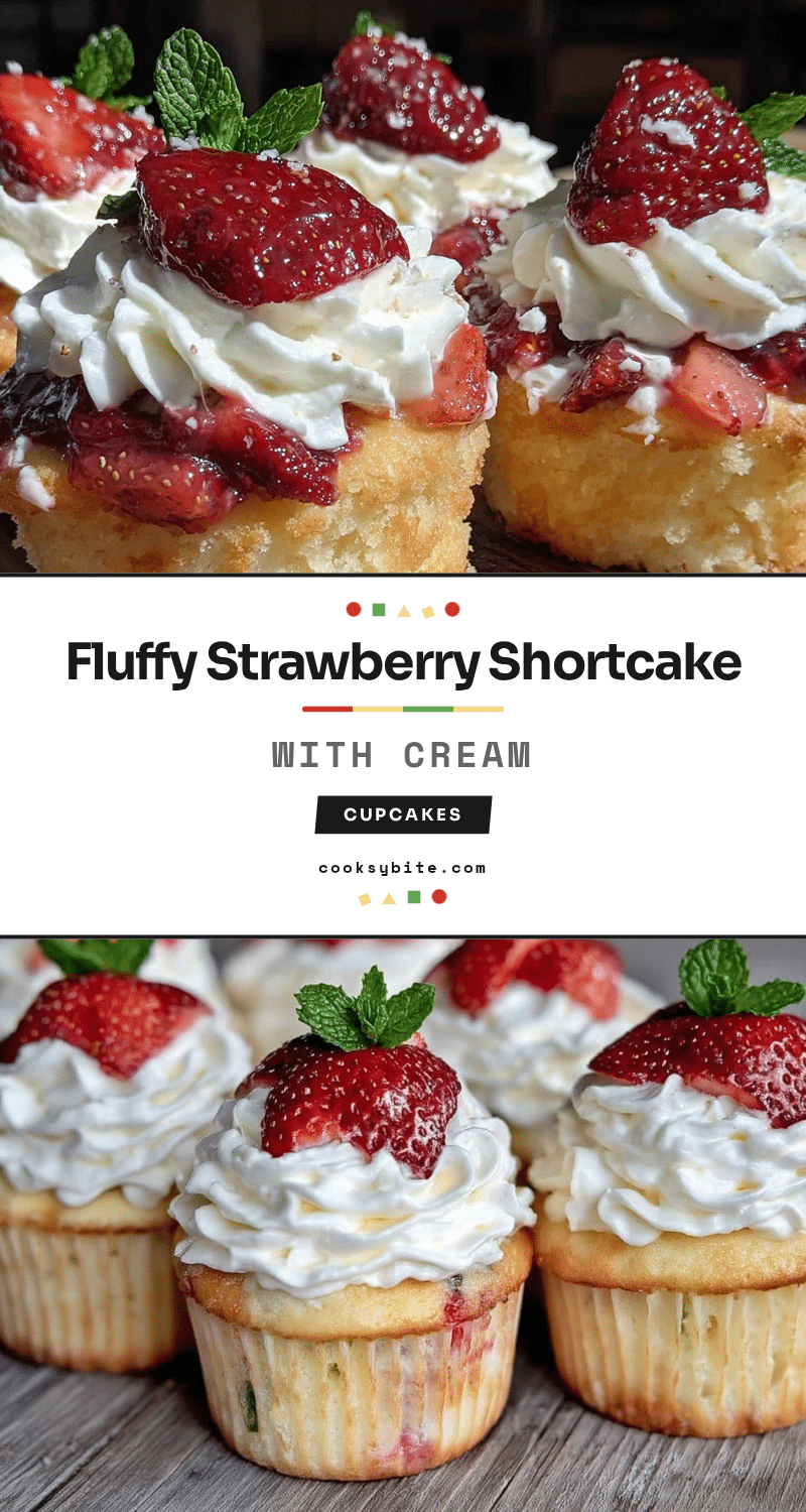 fluffy strawberry shortcake cupcakes recipe
