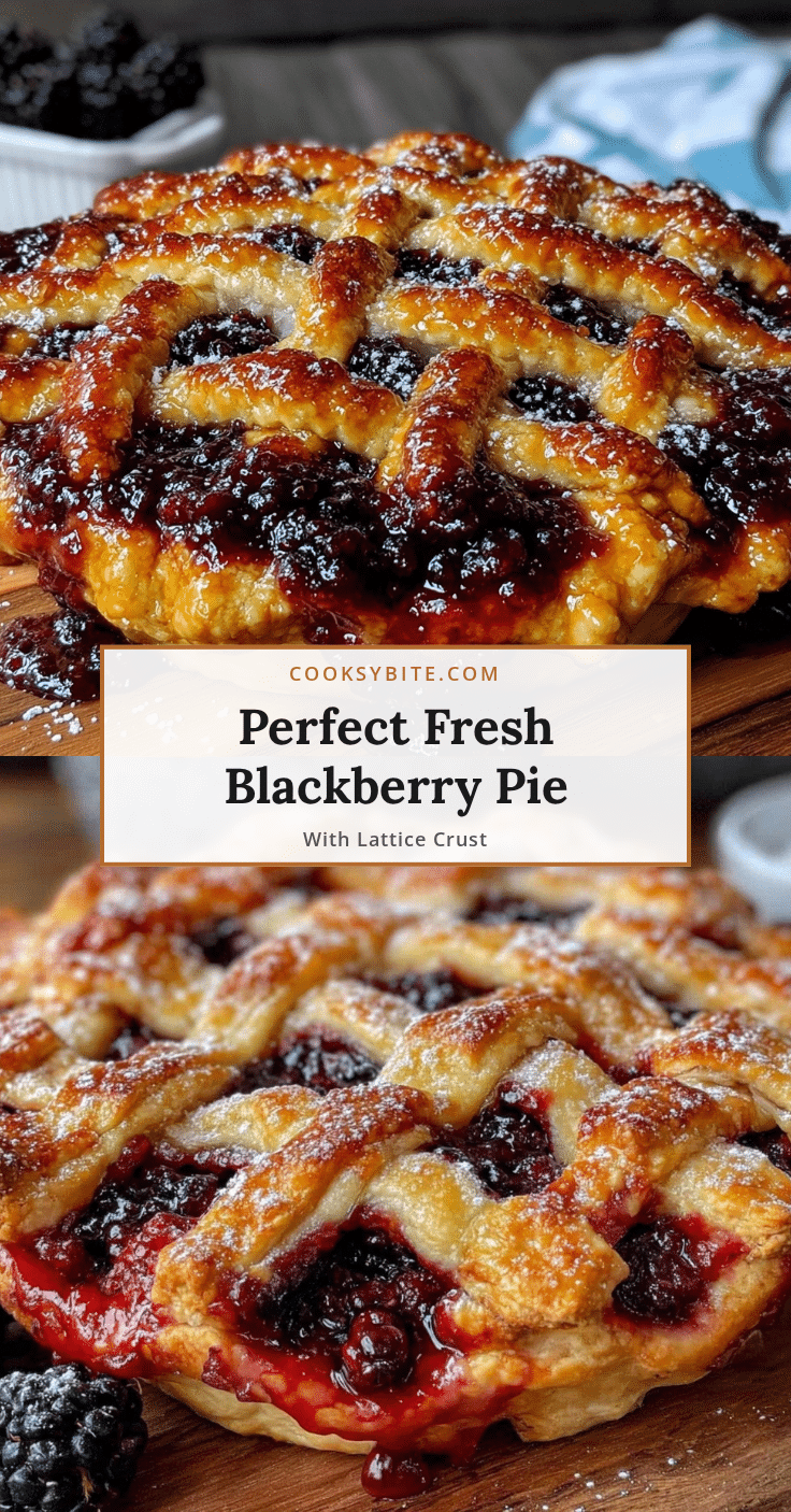fresh blackberry pie recipe