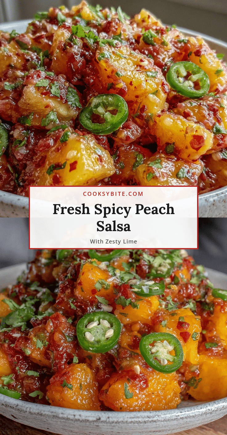 fresh peach salsa recipe