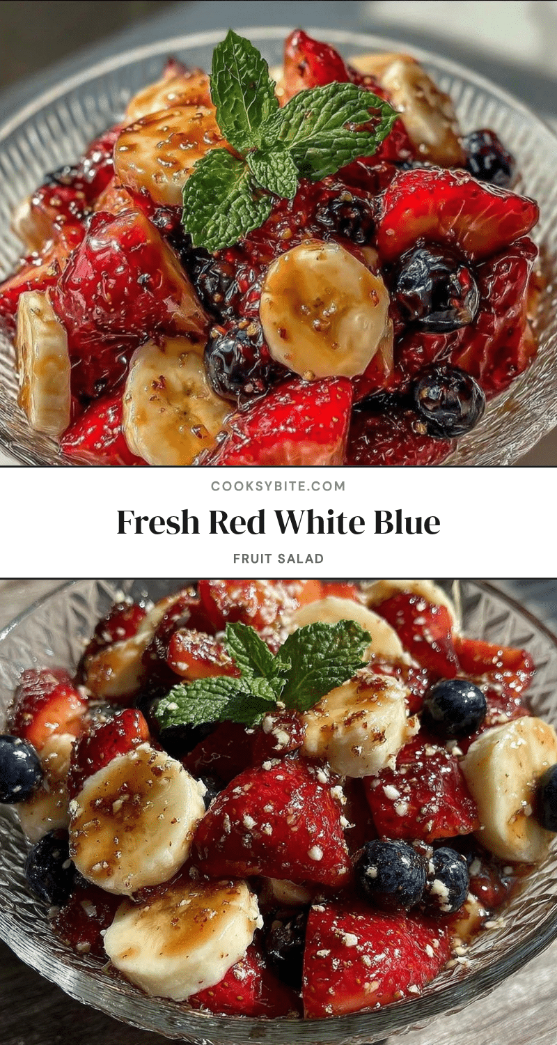 fresh red white and blue fruit salad recipe
