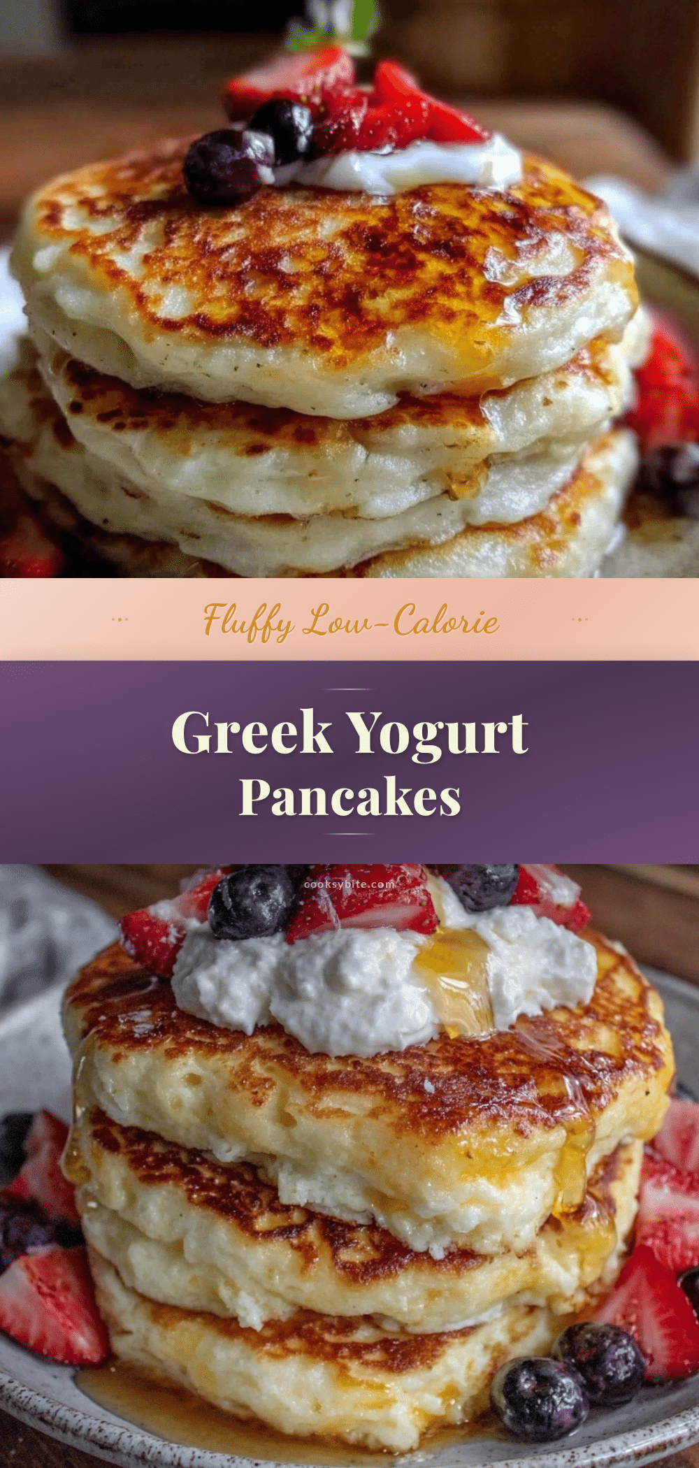 Greek Yogurt Protein Pancakes recipe
