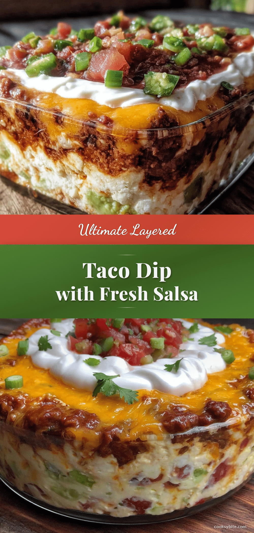 layered taco dip recipe