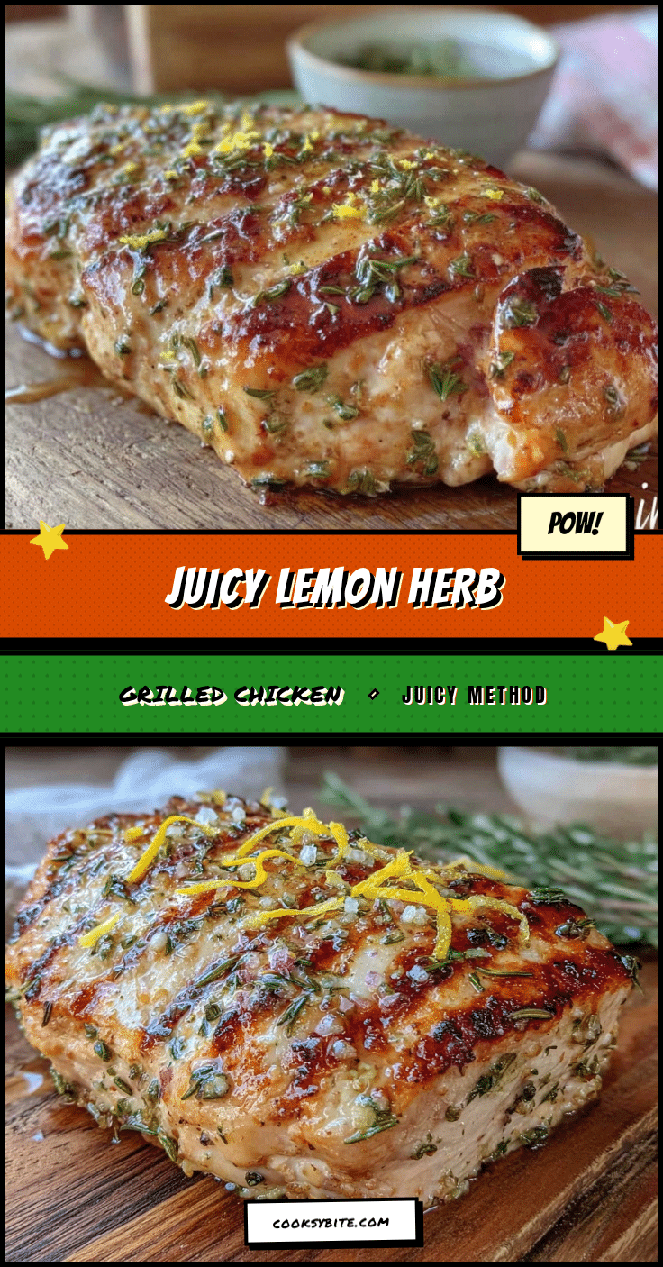 lemon herb grilled chicken breast recipe
