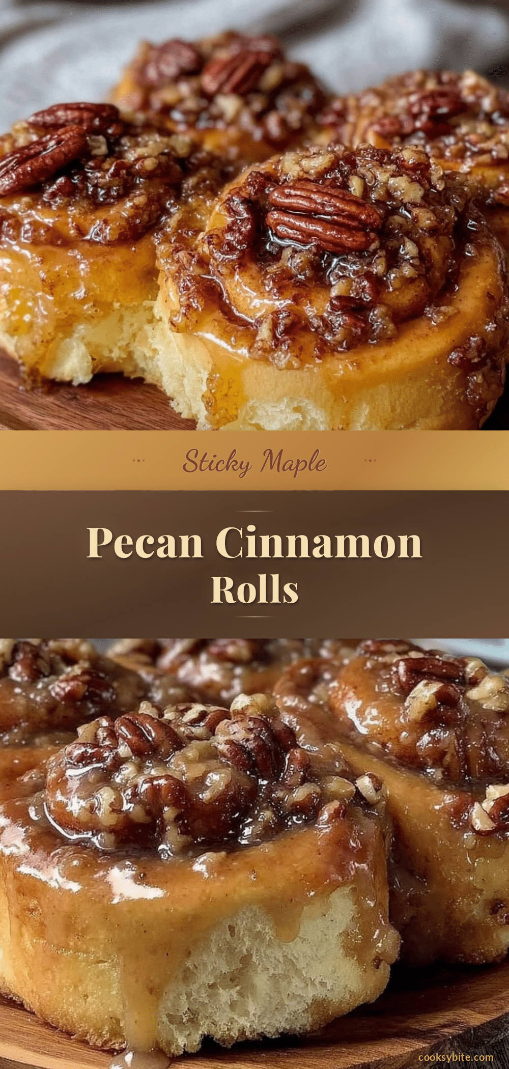 maple pecan cinnamon rolls recipe
