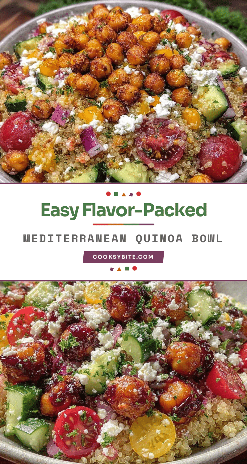 Mediterranean Quinoa Bowl recipe