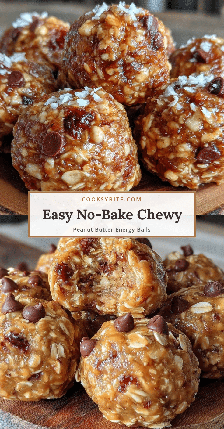 no-bake peanut butter energy balls recipe