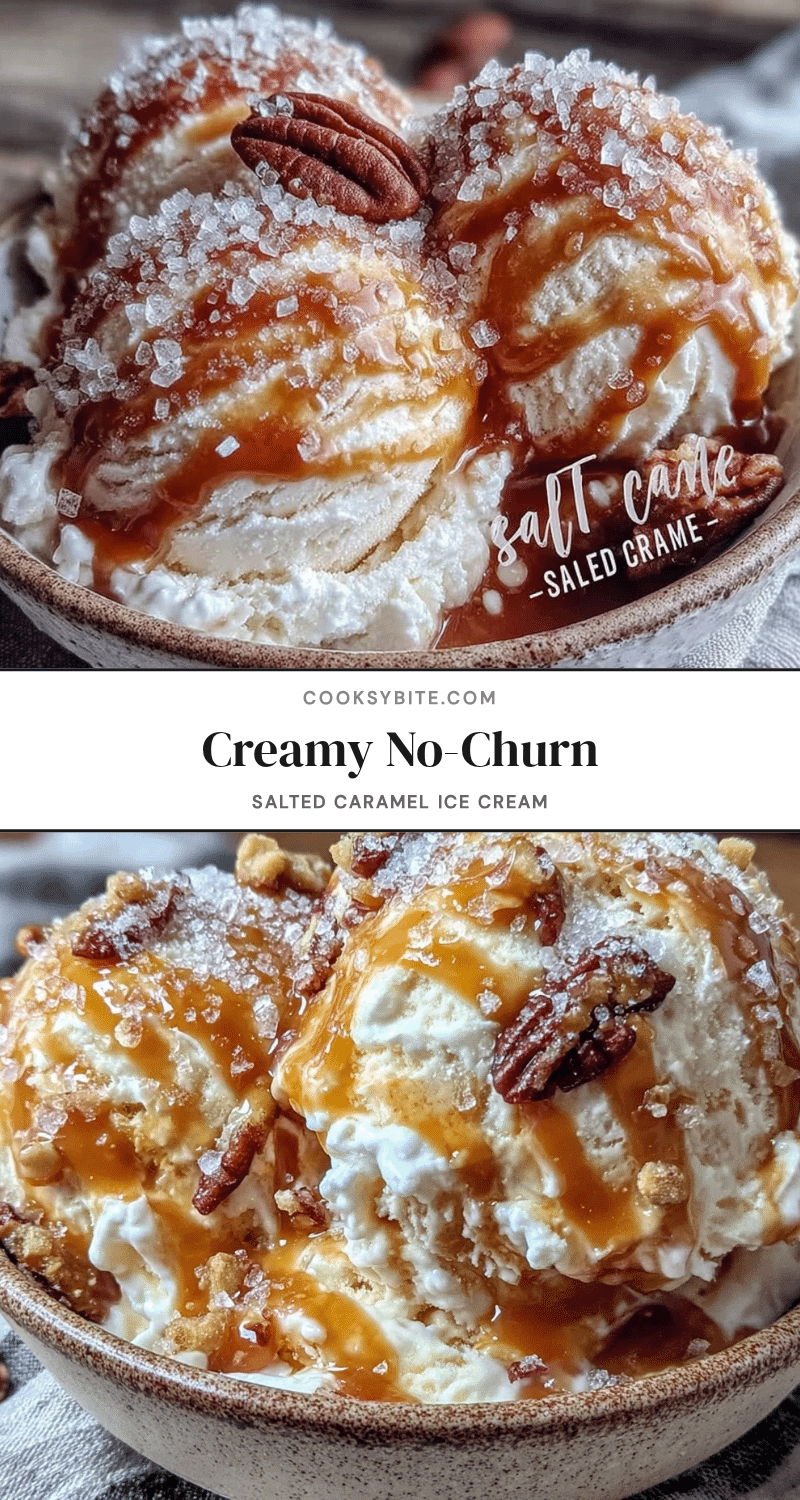 no-churn salted caramel ice cream recipe