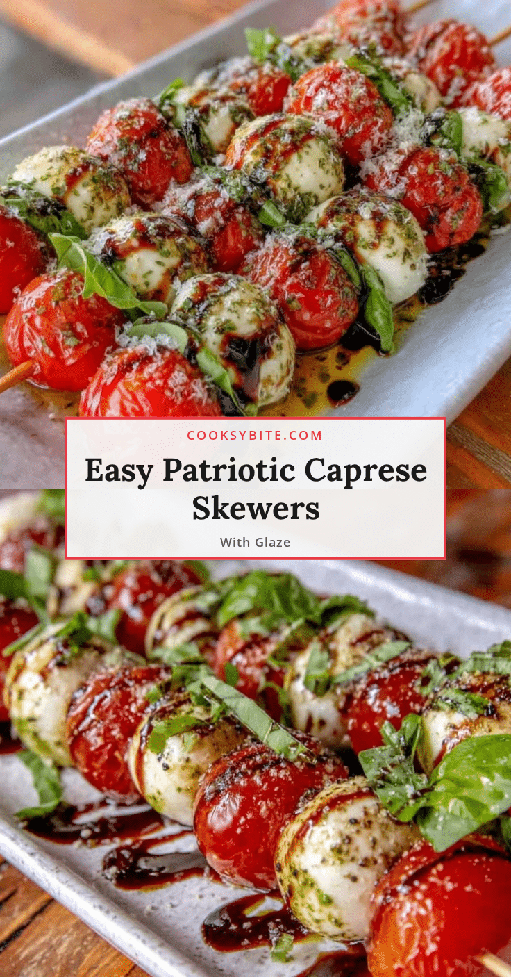 patriotic caprese skewers recipe