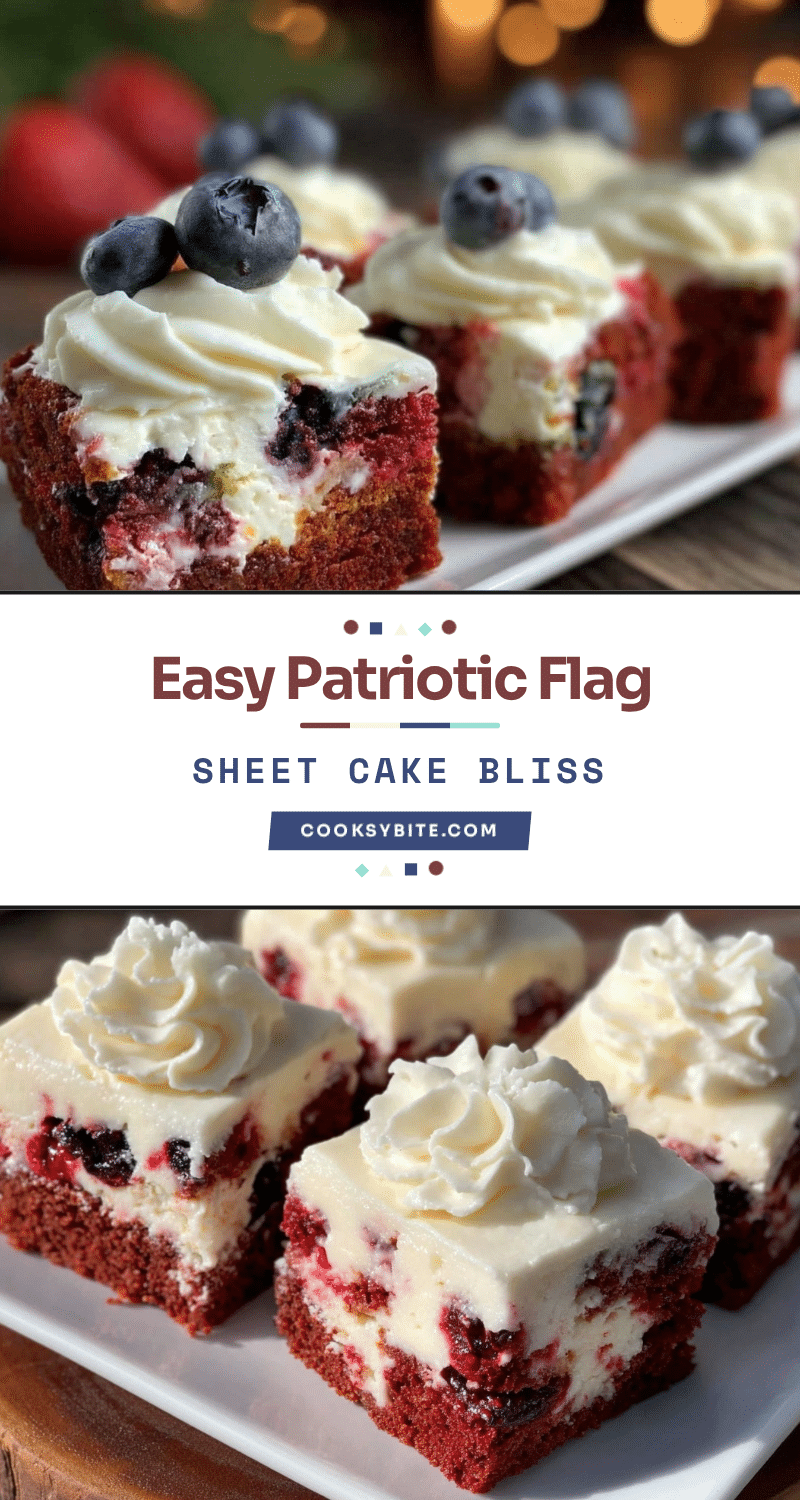 patriotic flag sheet cake recipe