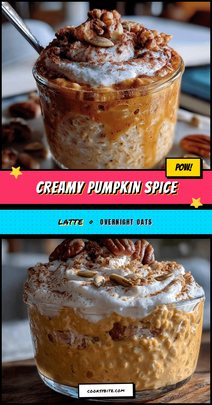 pumpkin spice latte overnight oats recipe