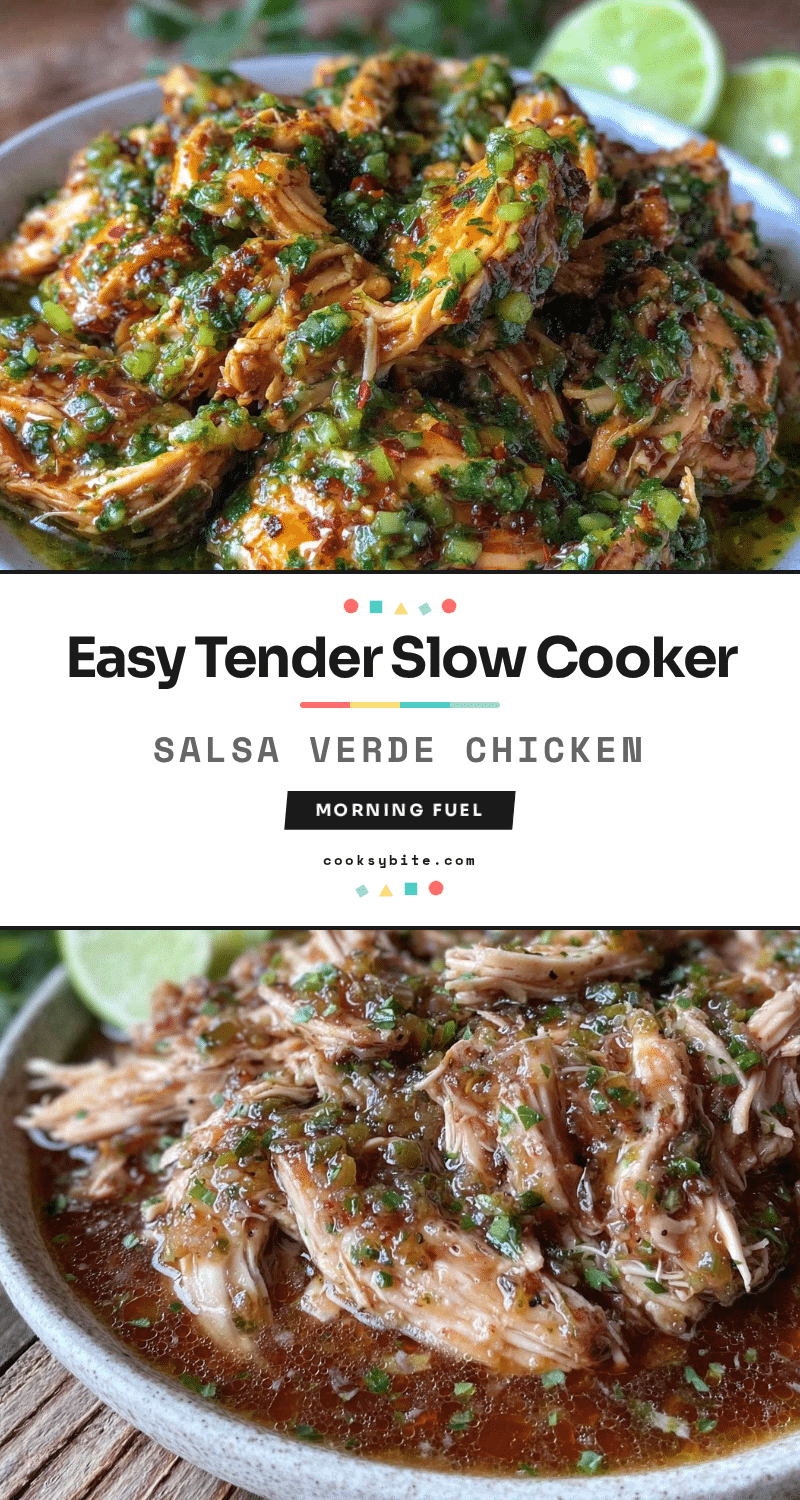 slow cooker salsa verde chicken recipe